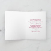 60誕生日ウィッシュカード – 無料のシーズとキャンドル カード (内部)