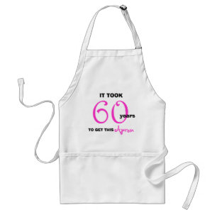 60誕生日ギフトエプロンおもしろい- スタンダードエプロン