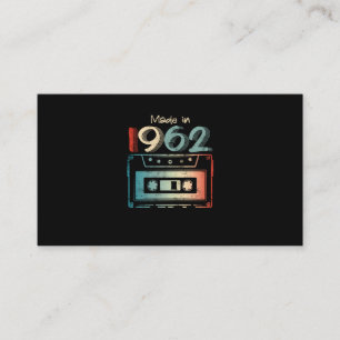 60誕生日ギフト1962年製カセット 名刺