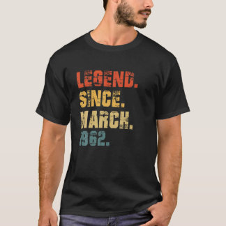 60誕生日ギフト60年前の伝説Marc以来 Tシャツ