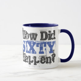 60誕生日ギフト。どうやって60度が起こったの？ マグカップ