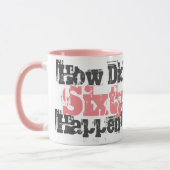 60誕生日ギフト。60の原因は？ マグカップ (左)