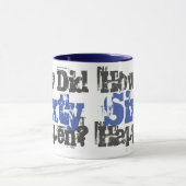 60誕生日ギフト。60の原因は？ マグカップ (中央)