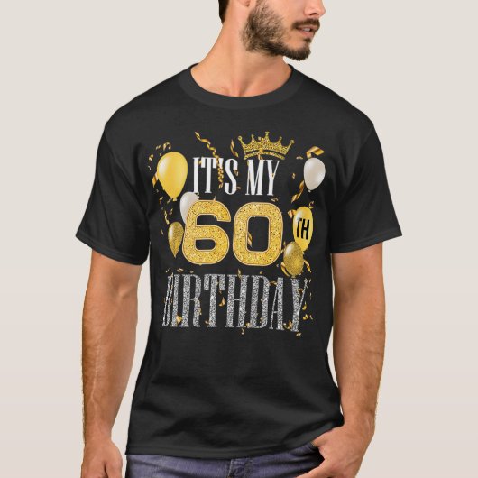 60誕生日クール60歳誕生日 Tシャツ (正面)