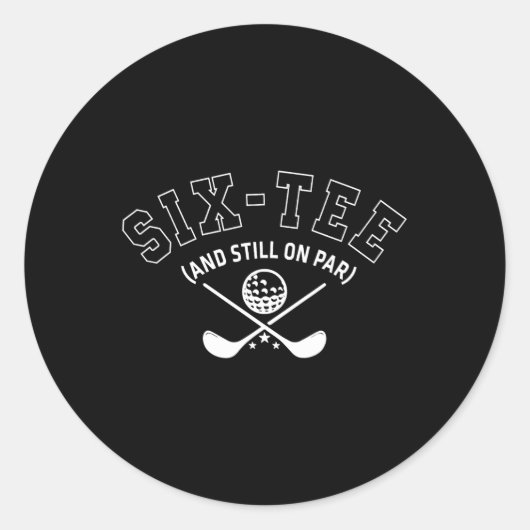 60誕生日ゴルフパパグランドパシックス – ティーアンドステル ラウンドシール (正面)