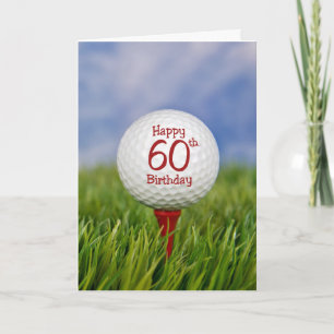 60誕生日ゴルフボール カード