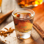 60誕生日ゴルフ応援ビアズミニマルパーティー ショットグラス