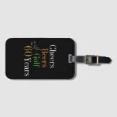 60誕生日ゴルフ応援ビアーズ ラゲッジタグ (正面横)