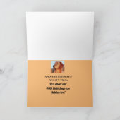 60誕生日ゴールデンレトリーバーおもしろいカート カード (内部)