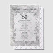 60誕生日ジュビリー ベラム紙招待状 (オフセット (招待状))
