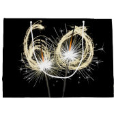 60誕生日スパーカーズオンブラックラージ抱き枕 ラージペーパーバッグ (裏面)