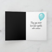 60誕生日スパーカーズオンブラック カード (内部)