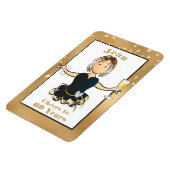 60誕生日スパークルおもしろい応援~60マンガ マグネット (左側)