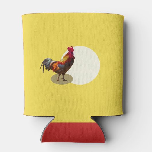 60誕生日チキンまたは鶏の挨拶おもしろい文 缶クーラー (裏面)