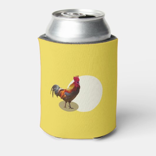 60誕生日チキンまたは鶏の挨拶おもしろい文 缶クーラー (缶裏面)