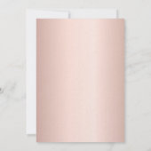 60誕生日バラ金ゴールドフォトスターラグジュアリー 招待状 (裏面)