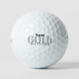 60誕生日パーソナライズされたタイトルリストPro V1 ゴルフボール