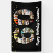 60誕生日フォトコラージバナー(祖父母の場合) 横断幕 (縦)