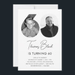 60誕生日フォト招待状 招待状<br><div class="desc">過去祝とプレゼンパーソナライズされたトの写真を含む私たちの招待と共に、スタイルで60歳の節目の誕生日を迎えお気に入りのる!このミニマルデザインは、あなたの大切な思い出を紹介し、あなたの特別な機会に魅力のtouchを追加する。カスタマイズ可能な文字とプレミアム印刷で、この招待はゲストを感動させ、素晴らしいお祝いのトーンを設定する確実である。今すぐ注文し、スタイルでパーティーに準備!</div>