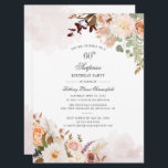 60誕生日フローラパステルグリーンサプライズパーティー 招待状<br><div class="desc">ボタニカルパステルフローラ60thバースデーパーティー招待ハガキカスタマイズーは、の「パーソナライズ」ボタンを使用して、お使いのパーティー詳細で簡単にクリック使用することができます。フローラモダンブーケ多肉質とスクリプトモダンタイポグラフィ。あらゆるマイルストーンのパーティの招待状に最適なお祝い</div>