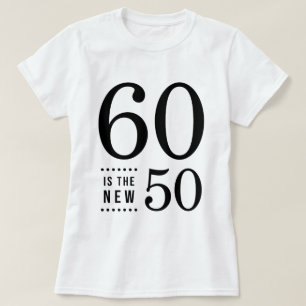 60誕生日ブラック60が新型50 Tシャツ