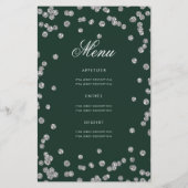 60誕生日プログラムシルバーグリッター（メニューグリーン付） (裏面)