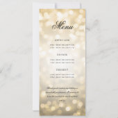 60誕生日プログラム金ゴールド《写真》ぼけ味メニュー+ありがとうございます 招待状 (裏面)