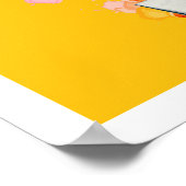 60誕生日メキシカンフィエスタビエンベニドスウェルカム ポスター (角)