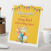 60誕生日メキシカンフィエスタビエンベニドスウェルカム 台座サイン (インサイチュ)