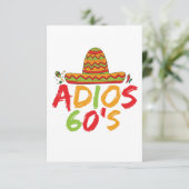 60誕生日メキシコパーティーシンコデマヨフィエスタ サンキューカード (スタンド正面)