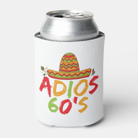 60誕生日メキシコパーティーシンコデマヨフィエスタ 缶クーラー (缶正面)