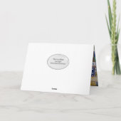 60誕生日ラスティライセンスプレートカード カード (裏面)