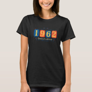 60誕生日レディースメンズ60年1962 10 Tシャツ