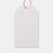 60誕生日レトロレッドトラック ギフトタグ (裏面)