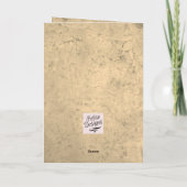 60誕生日ヴィンテージワインをテーマにしたグリーティングカード カード (裏面)