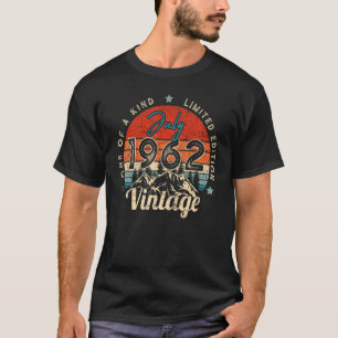 60誕生日ヴィンテージ1962年7月1種 Tシャツ