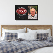 60誕生日写真テンプレート伝説の誕生 キャンバスプリント (インサイチュ (寝室))