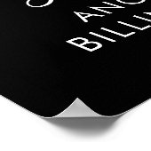 60誕生日応援から年写真ウェルカムサイン ポスター (角)