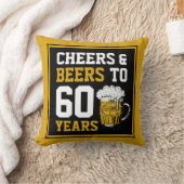 60誕生日応援&ビール60年 クッション (ブランケット)