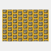 60誕生日応援&ビール60年 ラッピングペーパーシート (正面)