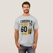 60誕生日応援&ビール60年 Tシャツ (正面フル)