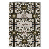 60誕生日抽象芸術デザイン (正面)