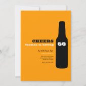 60誕生日招待状 – ビール応援! 招待状 (裏面)