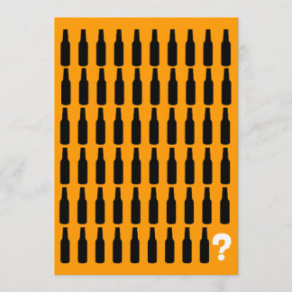 60誕生日招待状 – ビール応援! 招待状