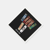 60誕生日旧ライセンスプレート収集 スタンダードカクテルナプキン (角)