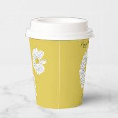 60誕生日春デイジーフローラパーティー 紙コップ (右)