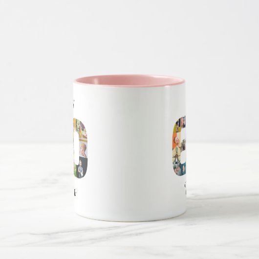 60誕生日母イパーソナライズされたンスタグラム マグカップ (中央)