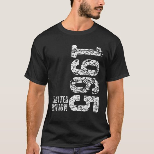 60誕生日男の女性60年1965装飾F Tシャツ (正面)