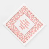 60誕生日番号模様ホタテ珊瑚/白 (コーナー)