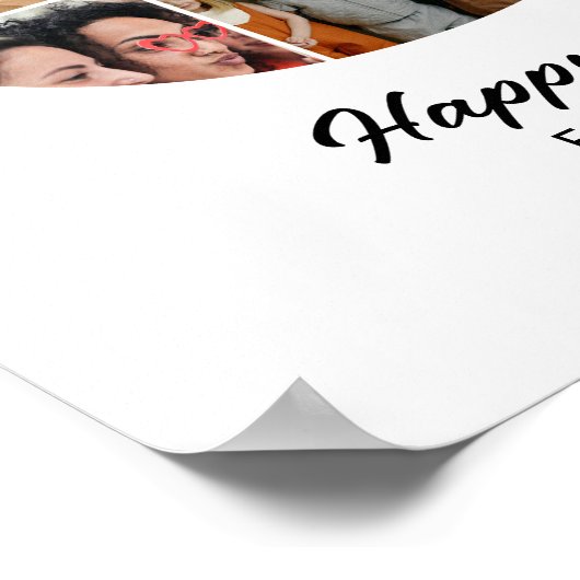 60誕生日第60回写真コラージュ記念日 ポスター (角)